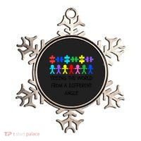 Autism Seeing The World From A Different Angle Awareness2024 Gift Ornament thumb 0