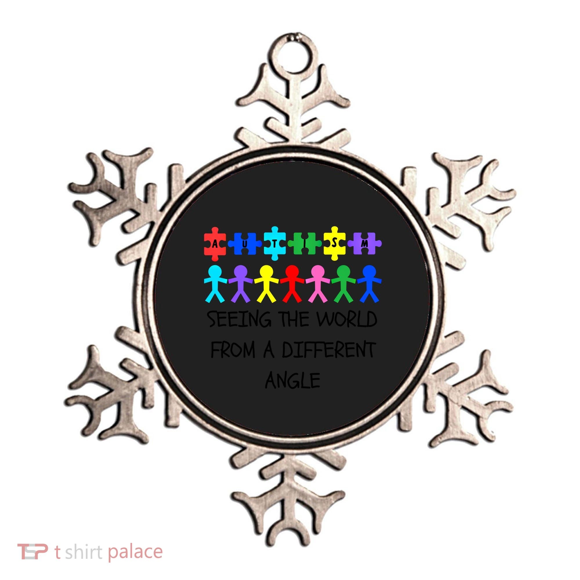 Autism Seeing The World From A Different Angle Awareness2024 Gift Ornament