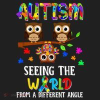 Autism Seeing The World From A Different Angle Gift Women's Sweatshirt thumb 2
