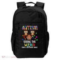 Autism Seeing The World From A Different Angle Gift Backpack thumb 0