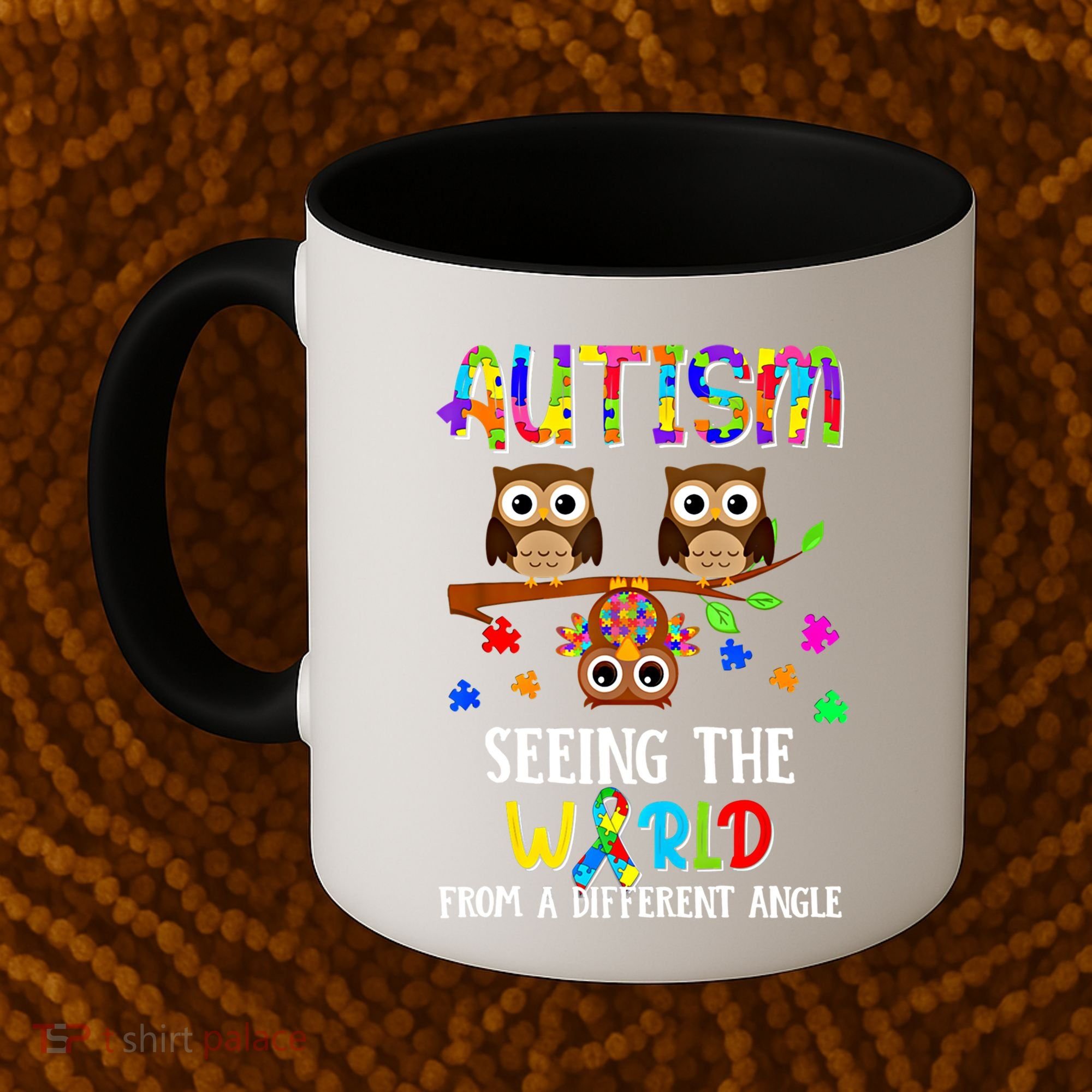 Autism Seeing The World From A Different Angle Gift Coffee Mug