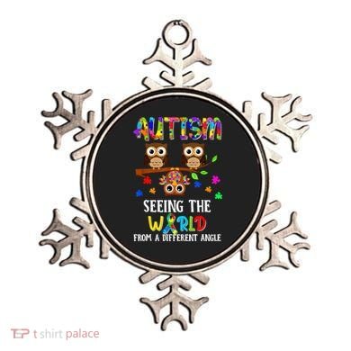 Autism Seeing The World From A Different Angle Gift Ornament