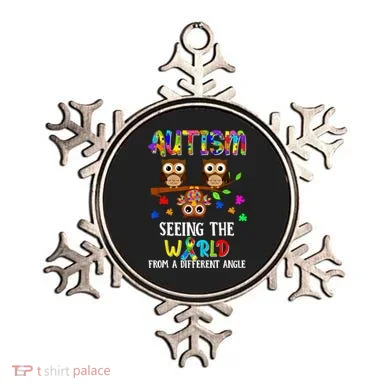 Autism Seeing The World From A Different Angle Gift Ornament