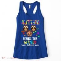 Autism Seeing The World From A Different Angle Gift Women's Tank Top thumb 0