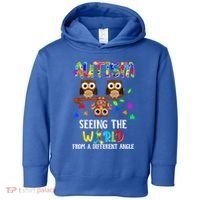 Autism Seeing The World From A Different Angle Gift Toddler Hoodie thumb 0