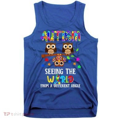 Autism Seeing The World From A Different Angle Gift Tank Top