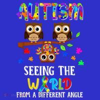 Autism Seeing The World From A Different Angle Gift Kids Hoodie thumb 5
