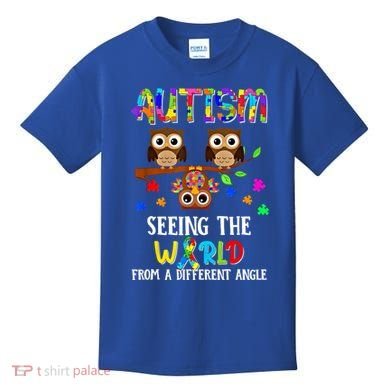Autism Seeing The World From A Different Angle Gift Kids T-Shirt