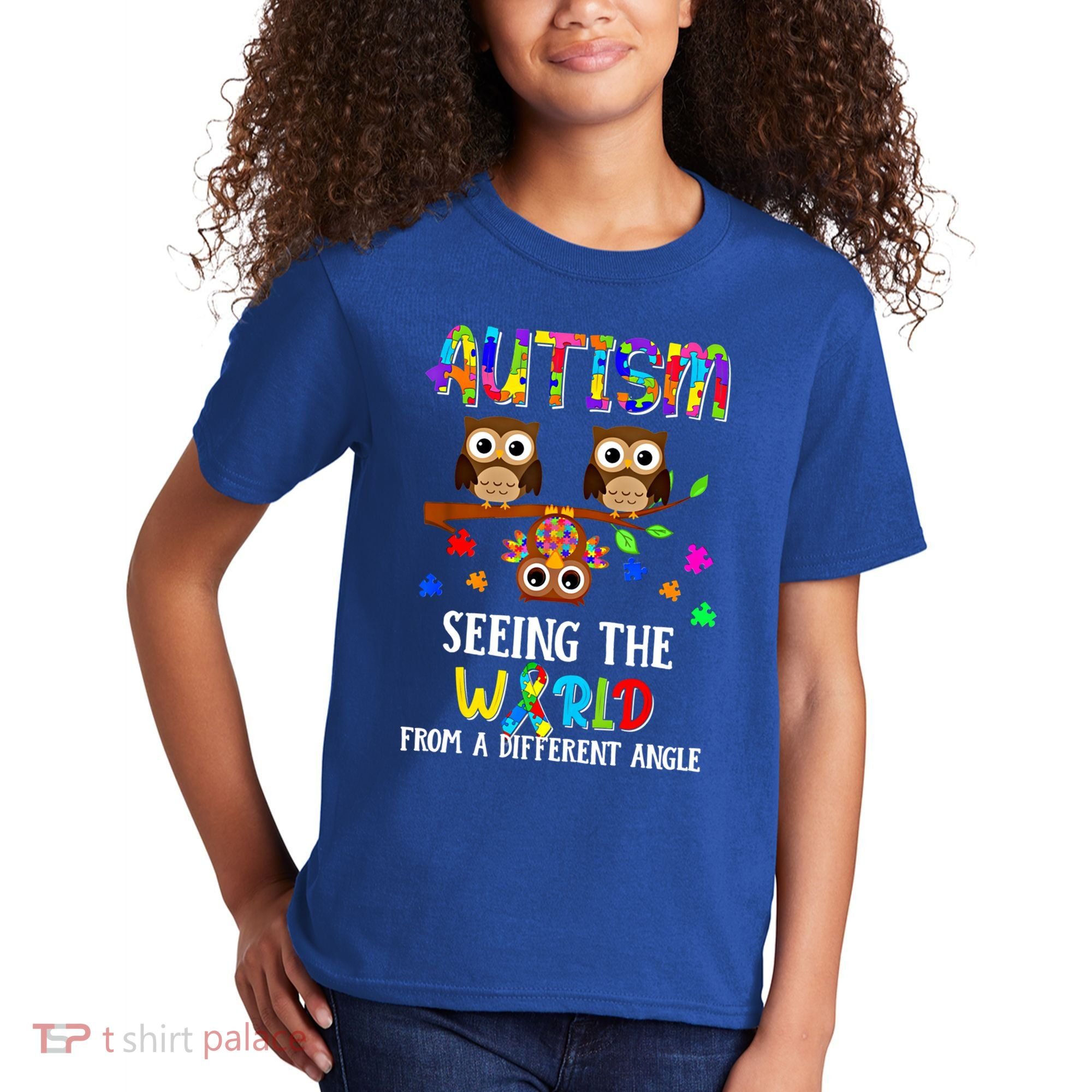 Autism Seeing The World From A Different Angle Gift Kids T-Shirt
