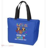 Autism Seeing The World From A Different Angle Gift Tote Bag thumb 3