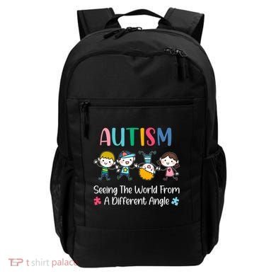 Autism Seeing The World From A Different Angle Gift Backpack