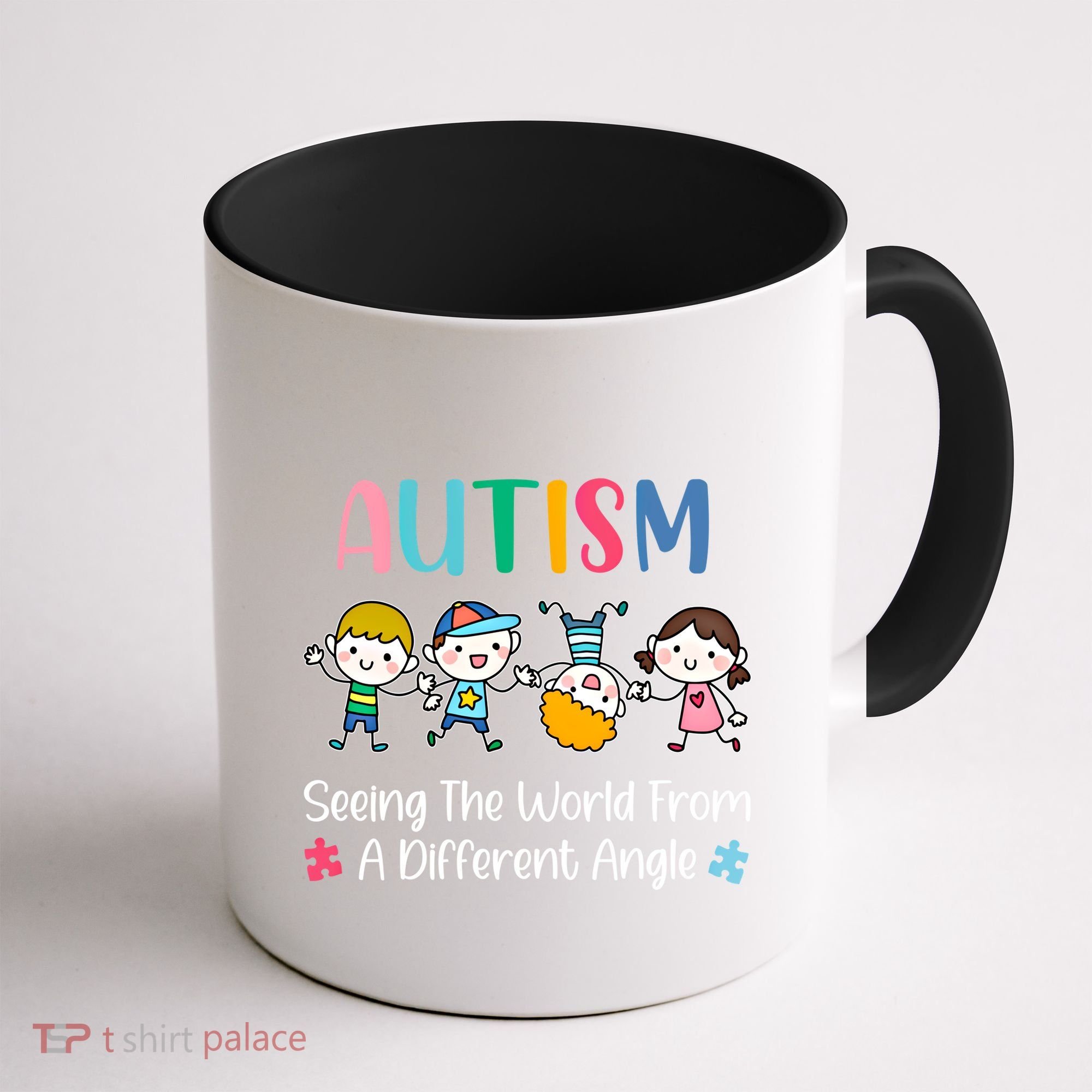 Autism Seeing The World From A Different Angle Gift Coffee Mug