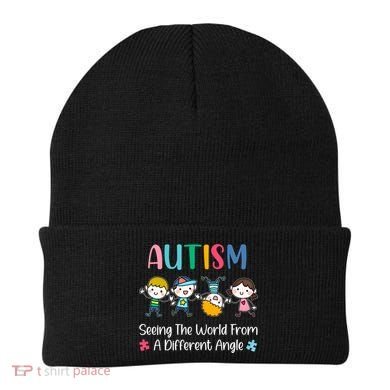 Autism Seeing The World From A Different Angle Gift Beanie