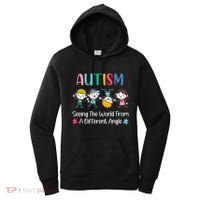 Autism Seeing The World From A Different Angle Gift Women's Hoodie thumb 0