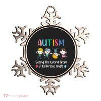 Autism Seeing The World From A Different Angle Gift Ornament thumb 0