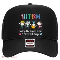 Autism Seeing The World From A Different Angle Gift Hat thumb 0