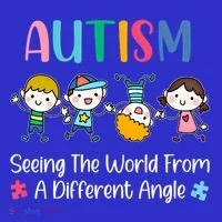 Autism Seeing The World From A Different Angle Gift Coaster thumb 2