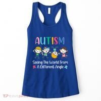 Autism Seeing The World From A Different Angle Gift Women's Tank Top thumb 0