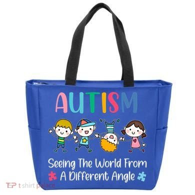 Autism Seeing The World From A Different Angle Gift Tote Bag