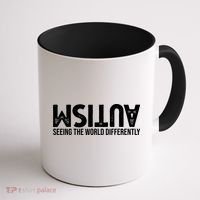Autism Seeing The World Differently Quote Coffee Mug thumb 1