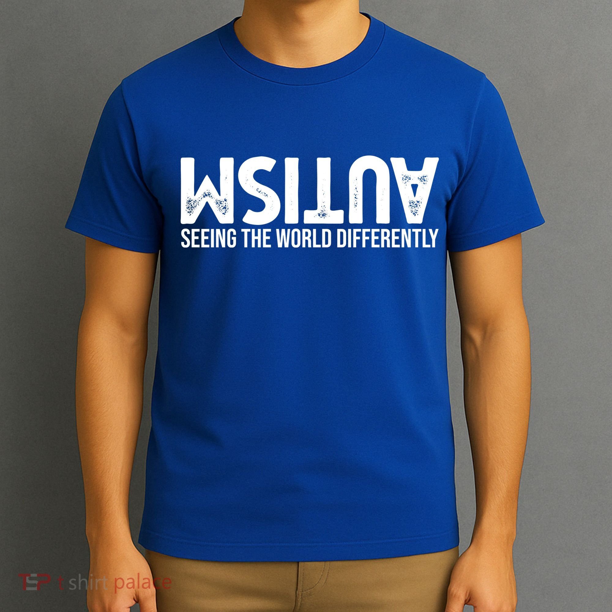 Autism Seeing The World Differently Quote T-Shirt