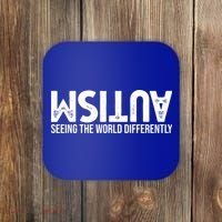 Autism Seeing The World Differently Quote Coaster thumb 0