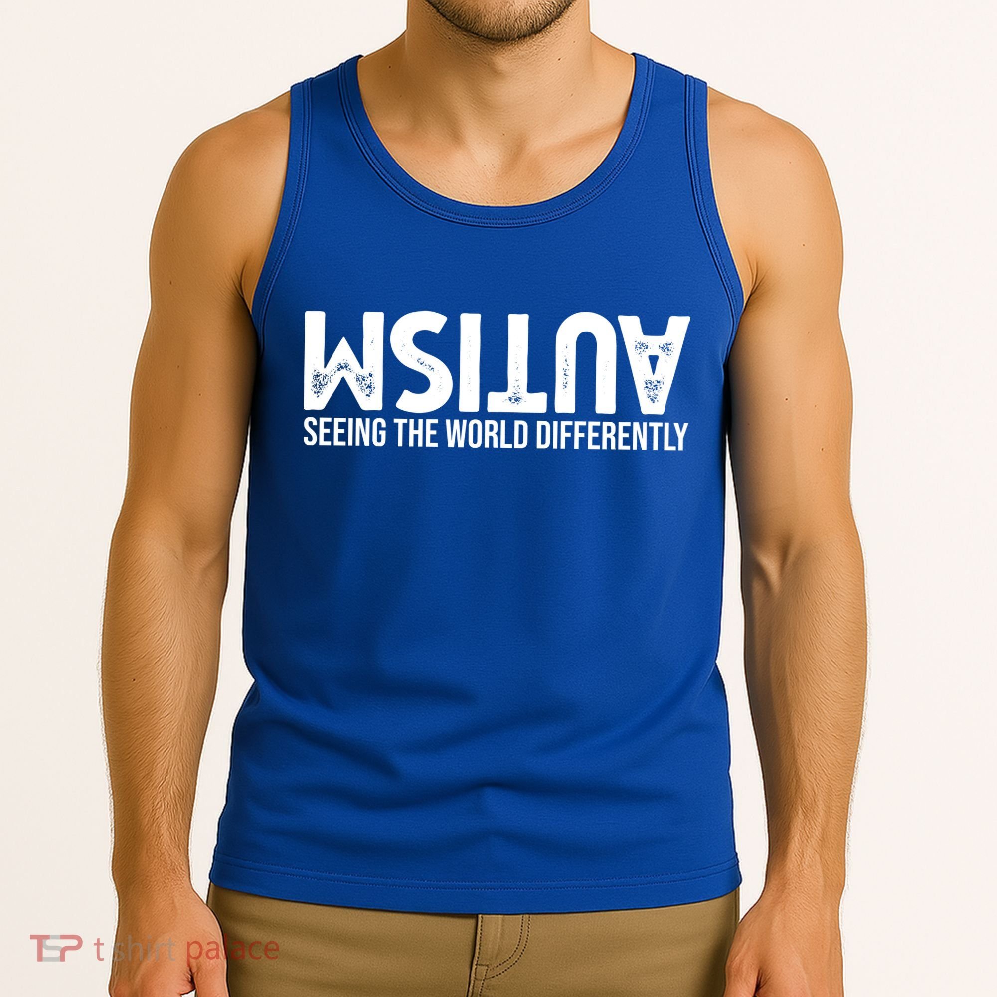 Autism Seeing The World Differently Quote Tank Top