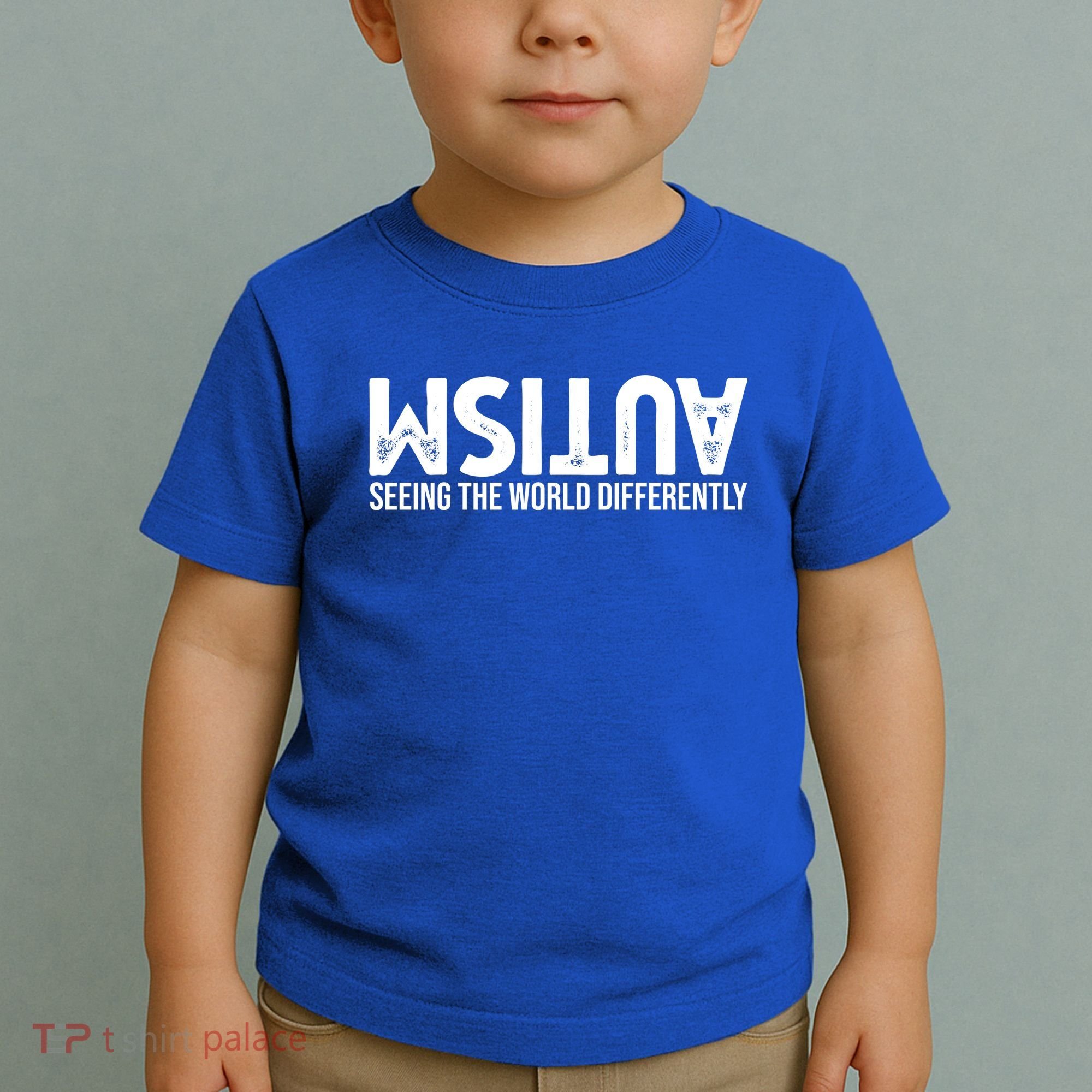 Autism Seeing The World Differently Quote Toddler T-Shirt