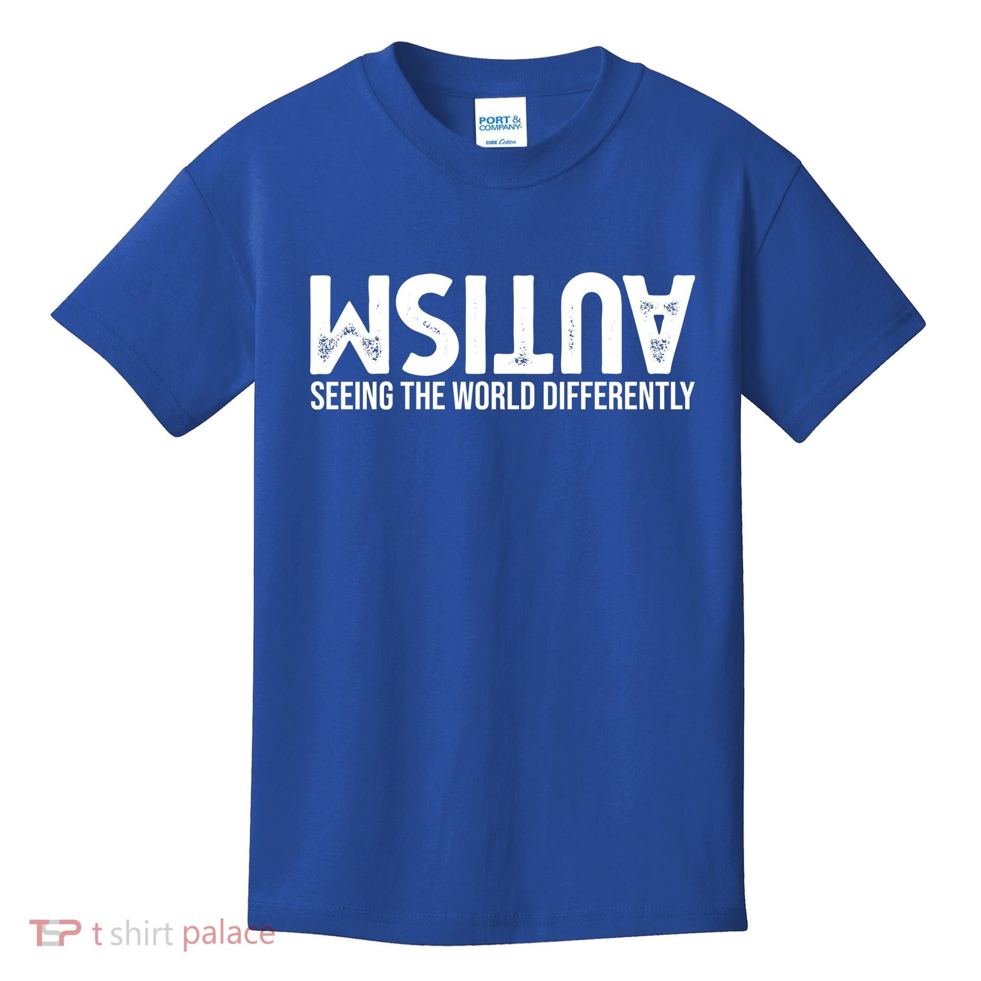 Autism Seeing The World Differently Quote Kids T-Shirt