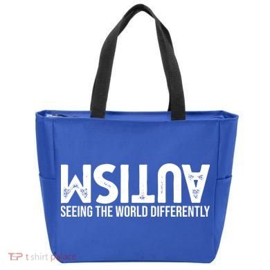 Autism Seeing The World Differently Quote Bag