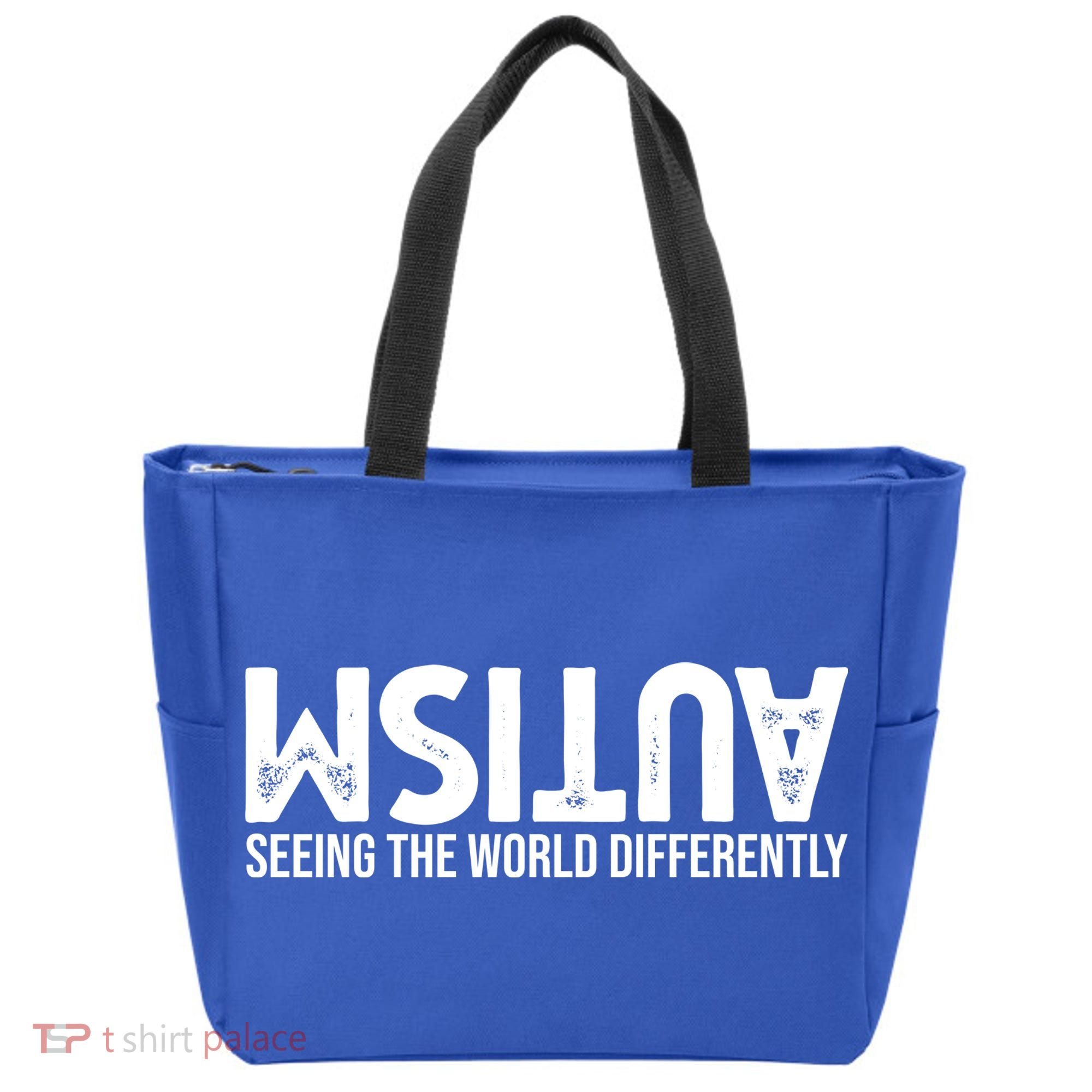 Autism Seeing The World Differently Quote Tote Bag