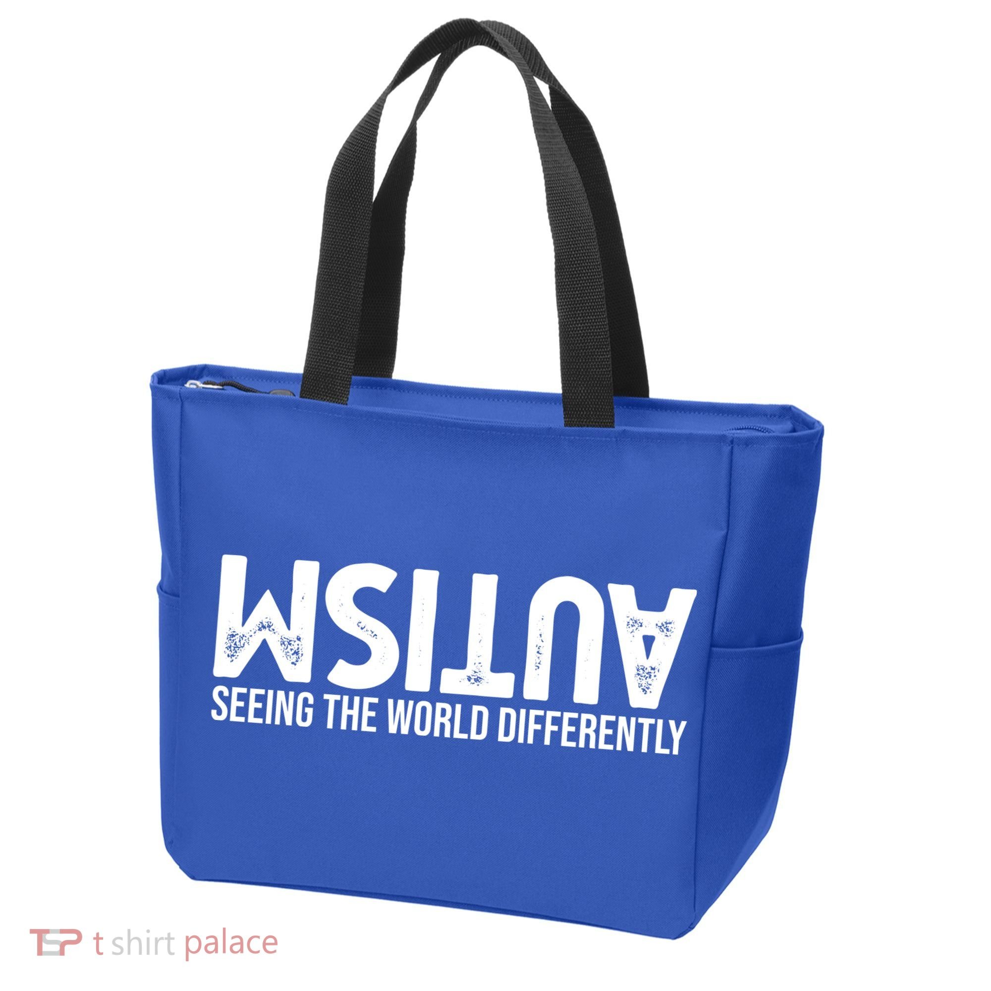 Autism Seeing The World Differently Quote Tote Bag