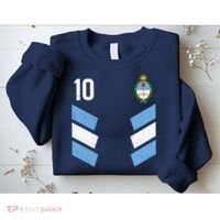 Argentina Soccer Team Jersey 10 Flag Elblem Sweatshirt thumb 2