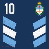 Argentina Soccer Team Jersey 10 Flag Elblem Sweatshirt thumb 3