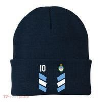 Argentina Soccer Team Jersey 10 Flag Elblem Beanie thumb 0