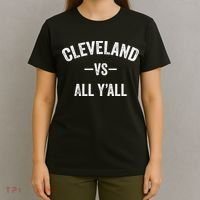 All Sport Trends Women Cleveland Vs All Y'all T-Shirt thumb 4