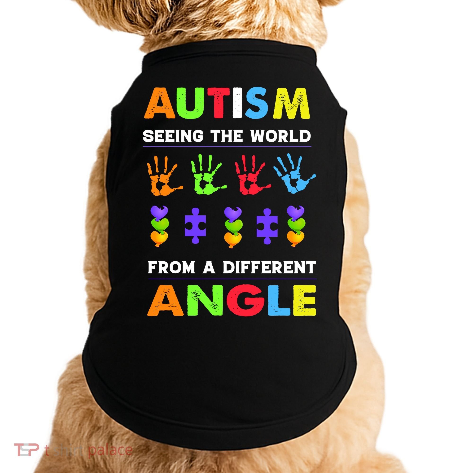 Autism Seeing The World From A Different Angle Doggie Tank