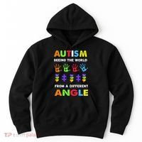 Autism Seeing The World From A Different Angle Hoodie thumb 0