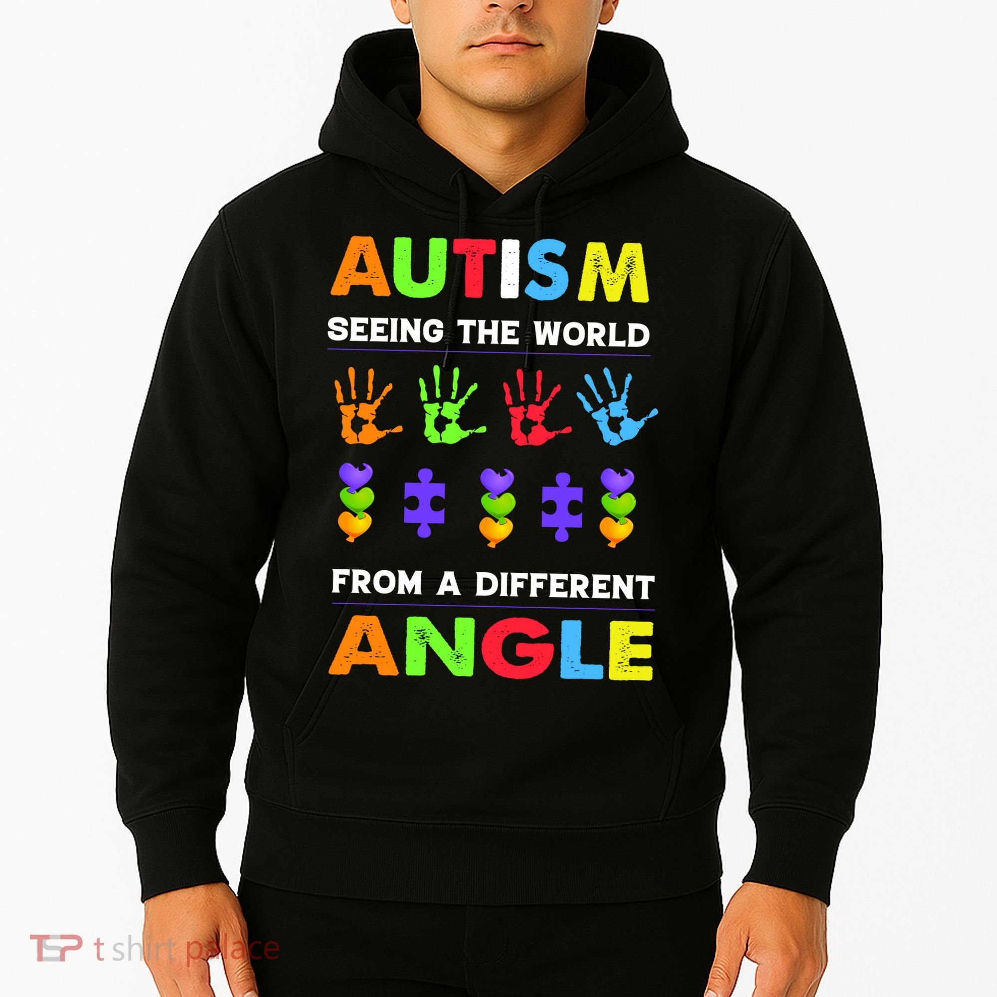 Autism Seeing The World From A Different Angle Hoodie