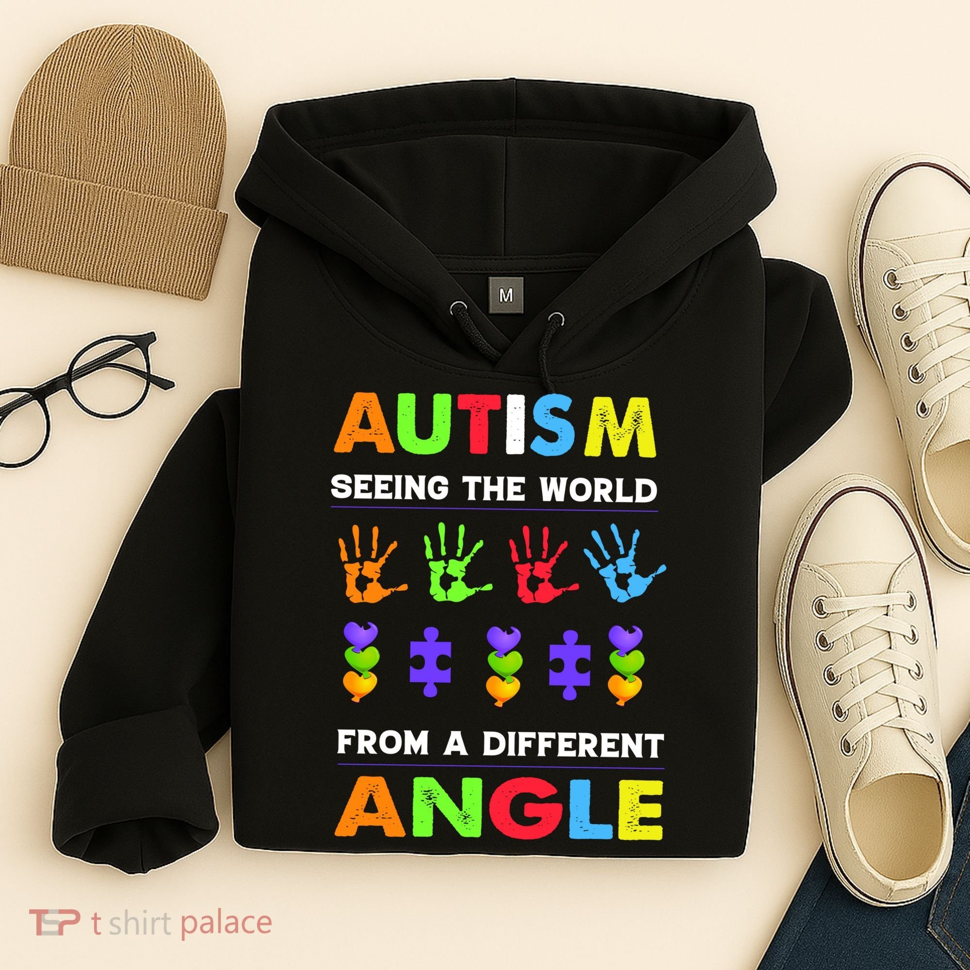 Autism Seeing The World From A Different Angle Hoodie