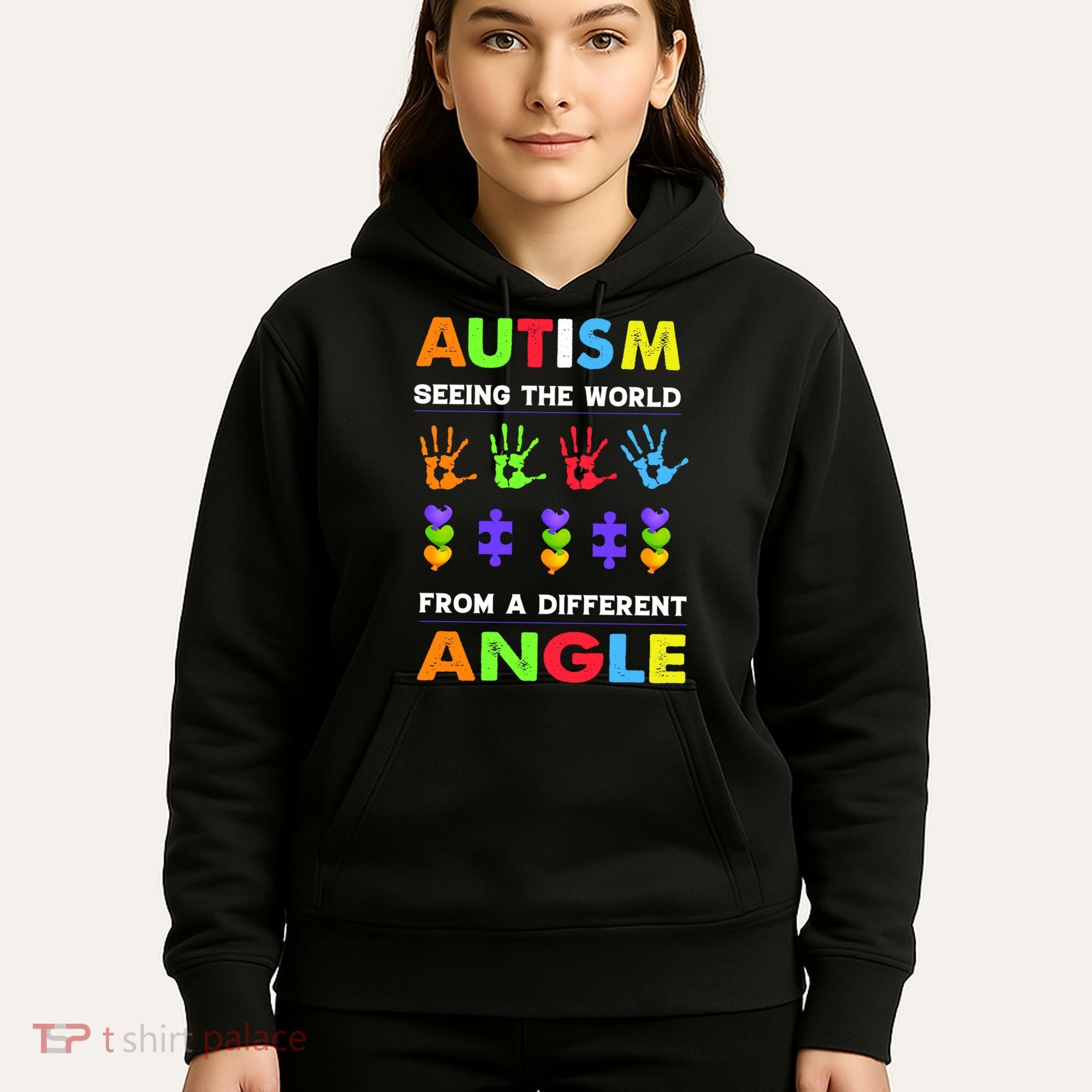 Autism Seeing The World From A Different Angle Hoodie