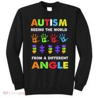 Autism Seeing The World From A Different Angle Sweatshirt thumb 0