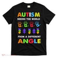 Autism Seeing The World From A Different Angle T-Shirt thumb 0