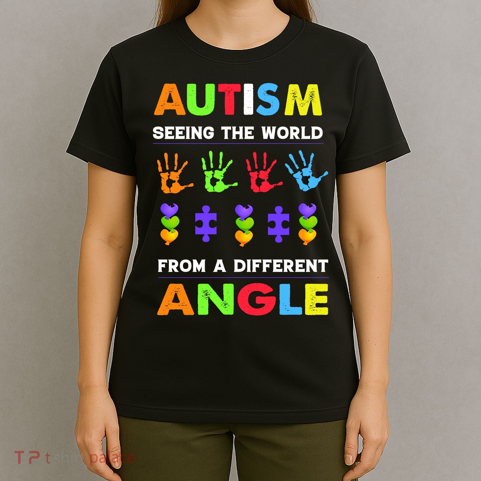 Autism Seeing The World From A Different Angle T-Shirt