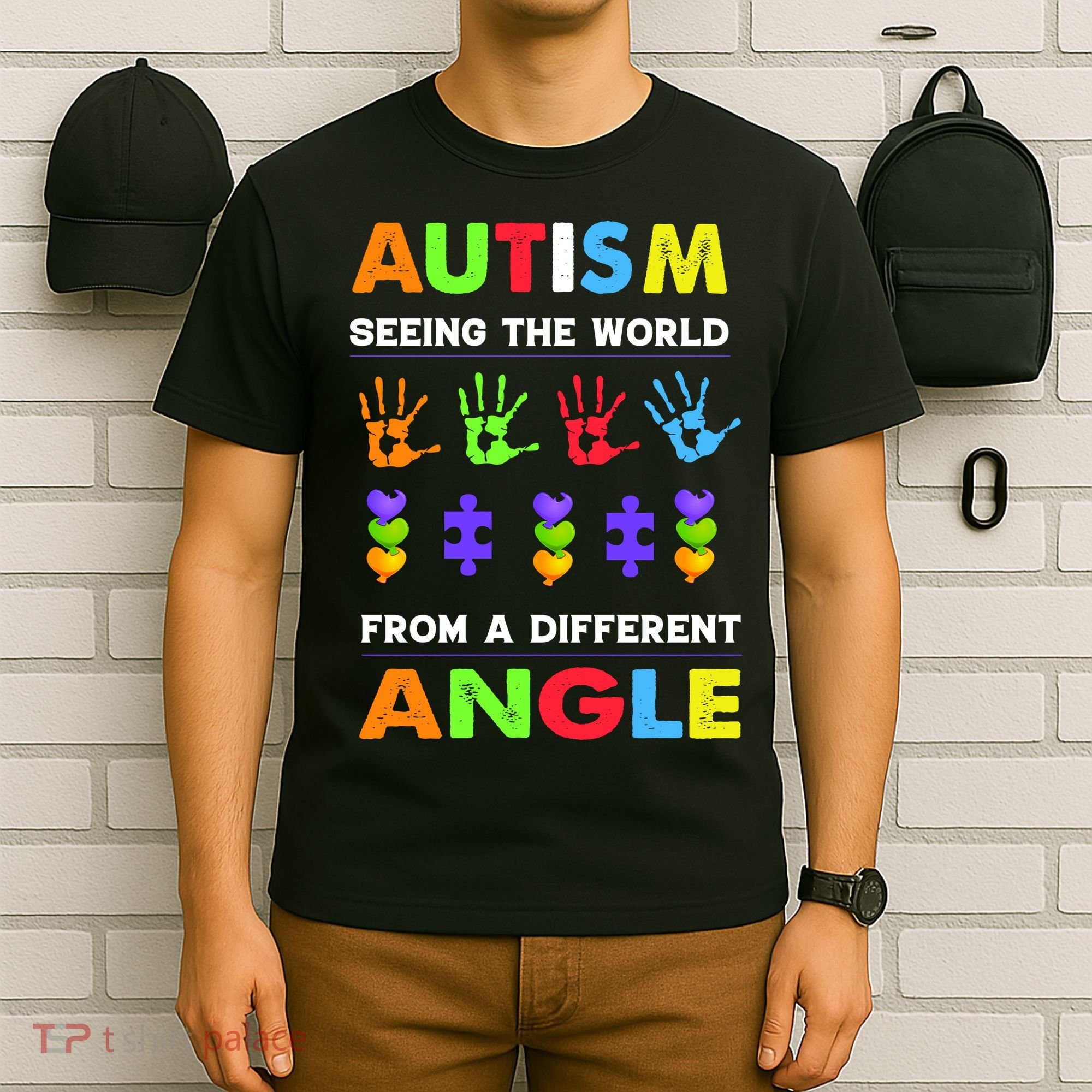 Autism Seeing The World From A Different Angle T-Shirt