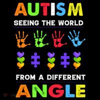 Autism Seeing The World From A Different Angle Button thumb 1