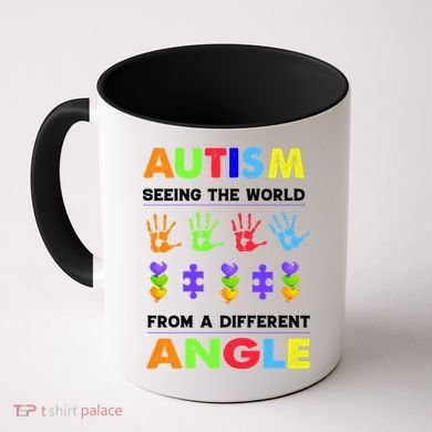 Autism Seeing The World From A Different Angle Coffee Mug