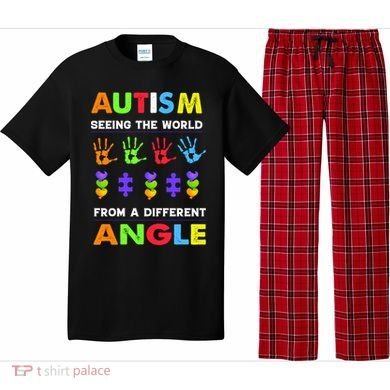 Autism Seeing The World From A Different Angle Pajama Set