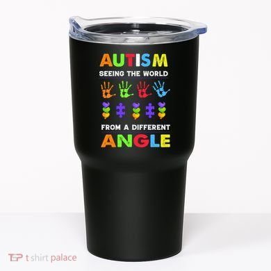 Autism Seeing The World From A Different Angle Tumbler