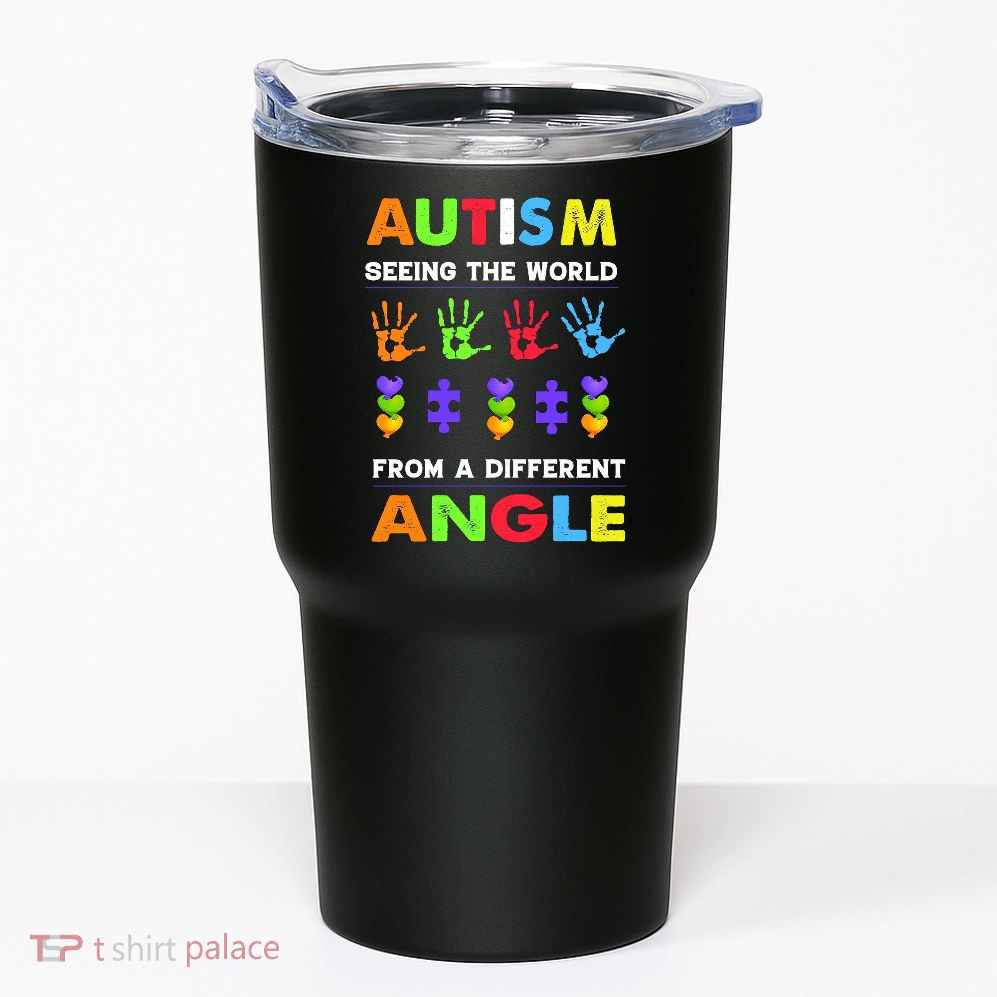 Autism Seeing The World From A Different Angle Tumbler